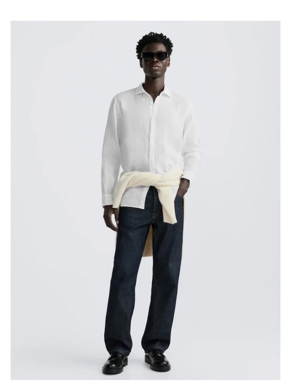 ZARA 100% LINEN SHIRT